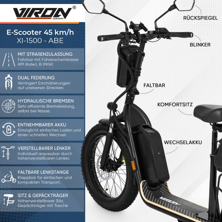 VIRON XI-1500 mit ABE Eigenschaften