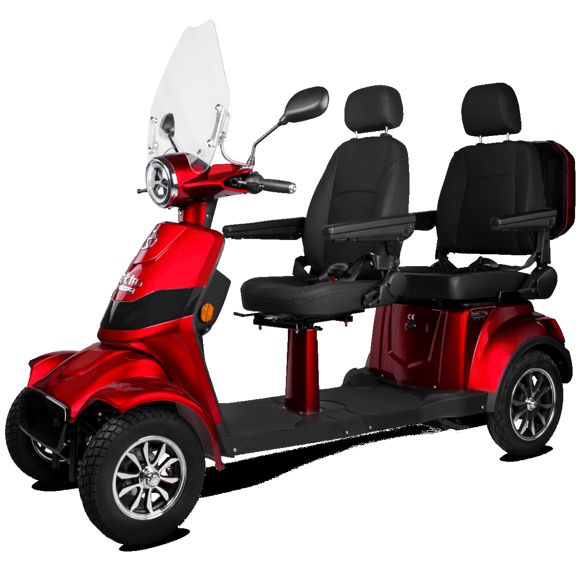 Rolektro, E-Quad 25 V3 Duo Premium<br/><small>Lithium, Rot, 25 km/h</small>